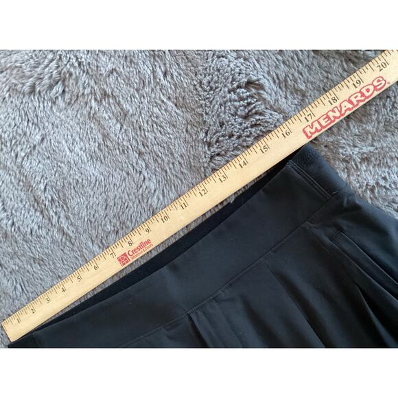 Athleta Women's Brooklyn Heights High Rise Pleated Wide Leg Pants Black Size 12 - Picture 8 of 10